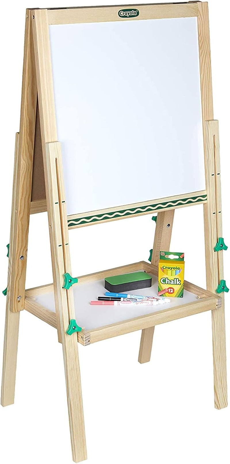 Kids Mini Wooden Art Easel & Supplies, Toddler Toys, Gift for Kids, Ages 3, 4, 5, 6