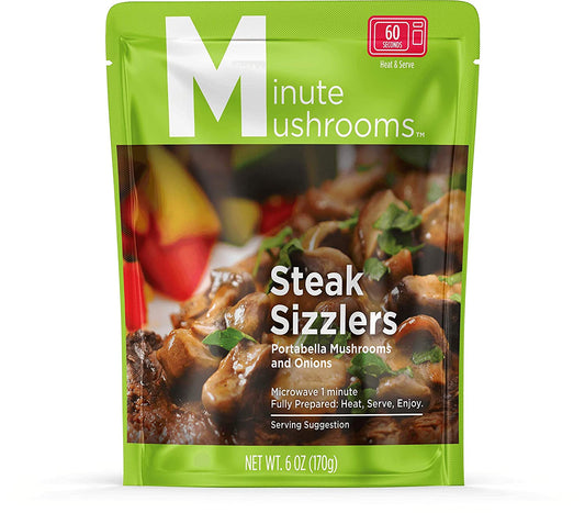 Minute Mushrooms by  | Steak Sizzlers