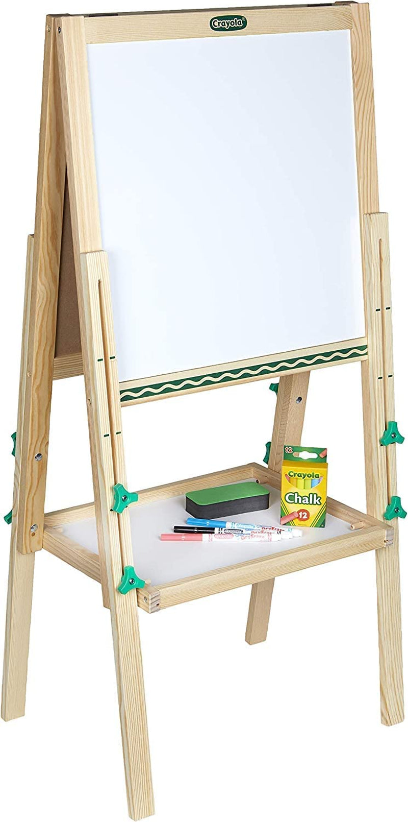 Kids Mini Wooden Art Easel & Supplies, Toddler Toys, Gift for Kids, Ages 3, 4, 5, 6