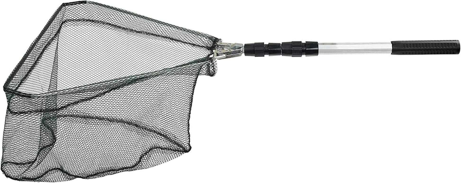 Fishing Landing Net with Telescoping Pole Handle, Fishing Net Freshwater for Kids Men Women, Extend to 40-63 Inches