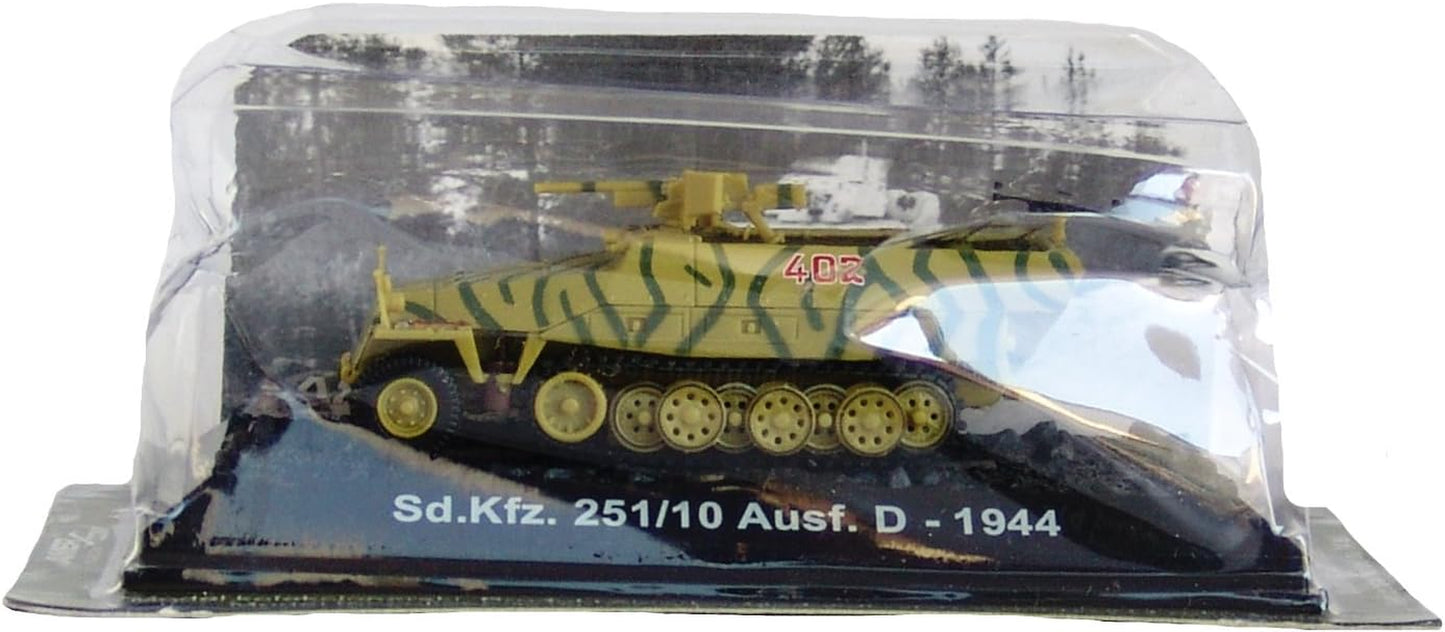 Sd.Kfz.251/10 Ausf.D - 1944 Diecast 1:72 Model ( BG-6) by