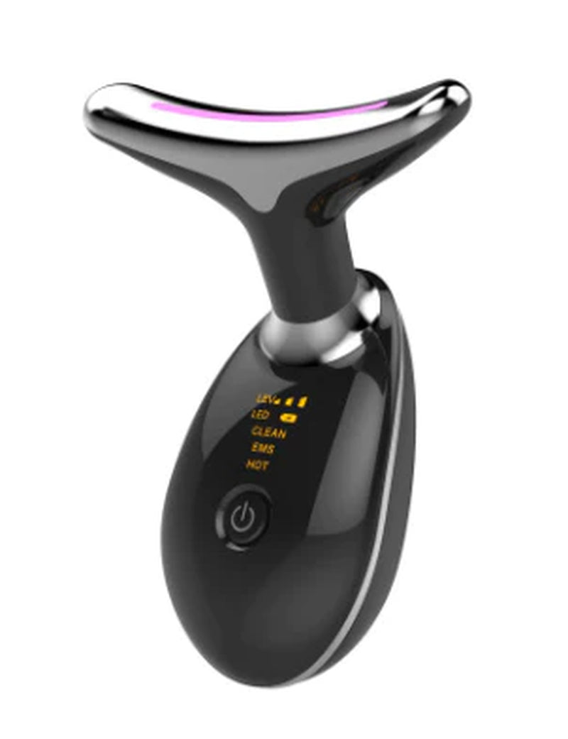 Revitalize Your Skin: EMS Neck Lifting & Tightening Massager - LED Photon Microcurrent Beauty Device for Women!