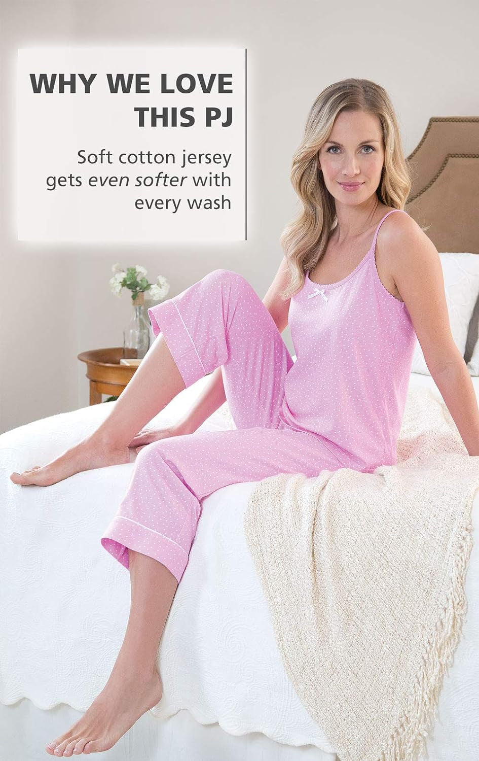 Pajamas for Women - Womens Sleepwear, Tank & Capri Set