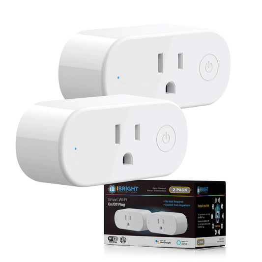 Smart Plug, Smart Home Wifi Outlet, Remote App Control, Supports 2.4Ghz Network, No Hub Required (Works with Amazon Alexa & Google Assistant) FCC ROHS Certified