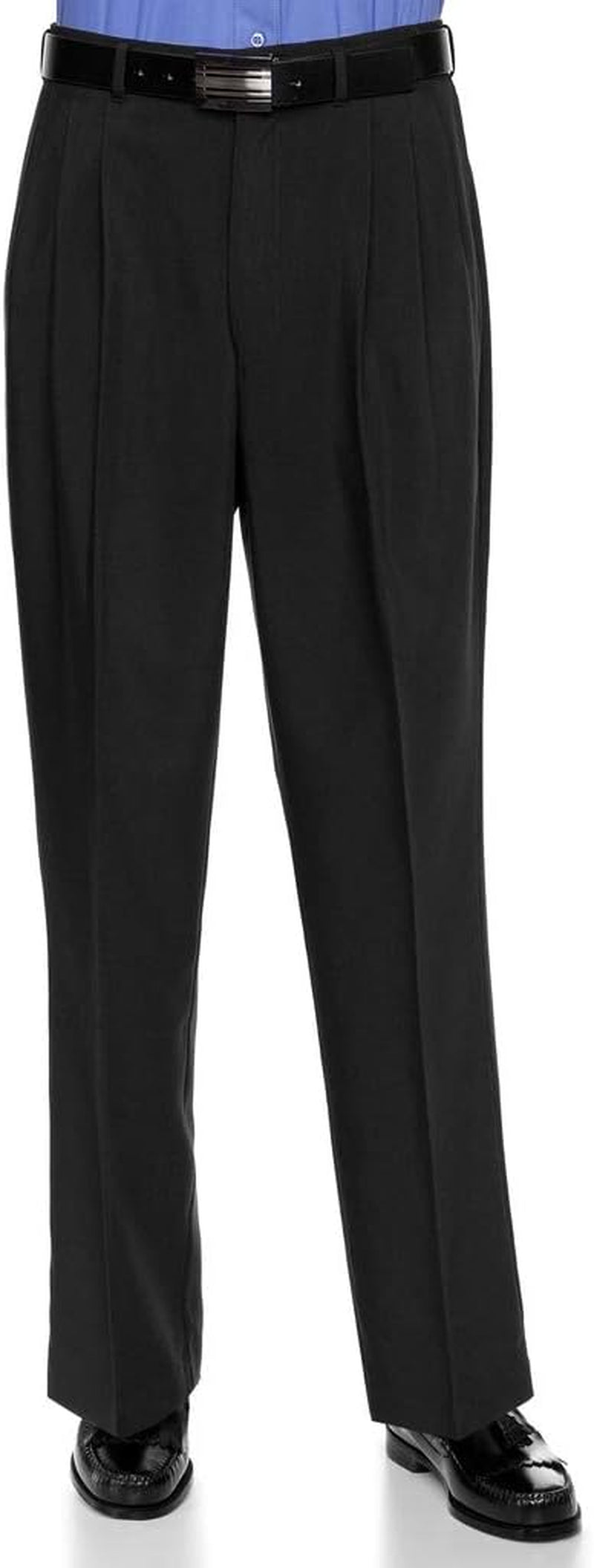 Mens Dacron Rayon Pleated Front Dress Pants