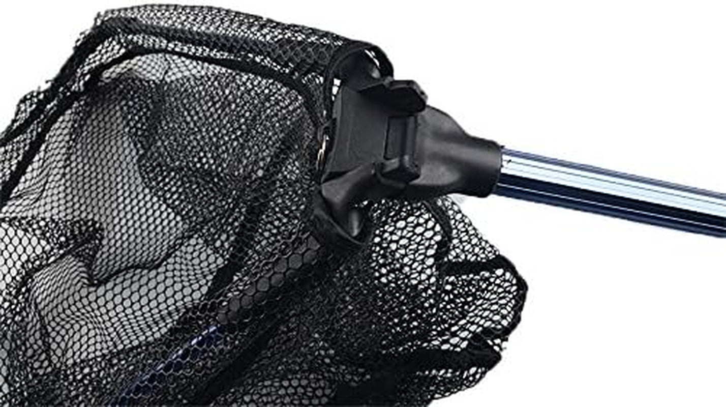 Collapsible Fishing Net Fish Landing Net, Folding Aluminum Handle (17-40 Inches), Durable Nylon Material Mesh (Hoop 14 X 16 X 14-Inch Deep)