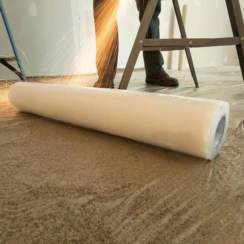 Carpet Protective Film 24In X 300Ft, Staircase Carpet Floor Protector, Easy to Remove, Safe and Environmentally Friendly