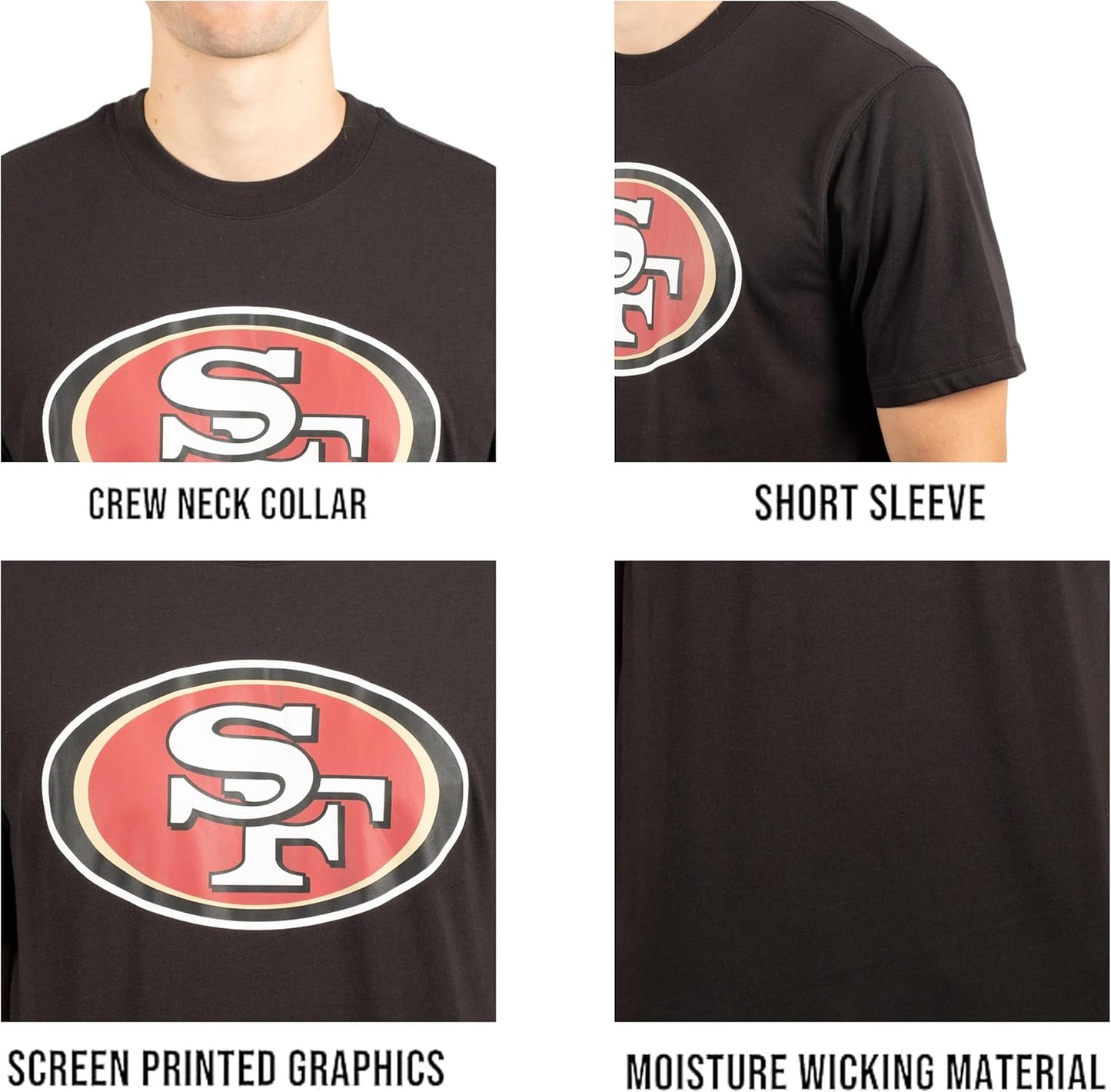 NFL Men’S Super Soft Supreme Logo T-Shirt (Sizes S - 3XL)