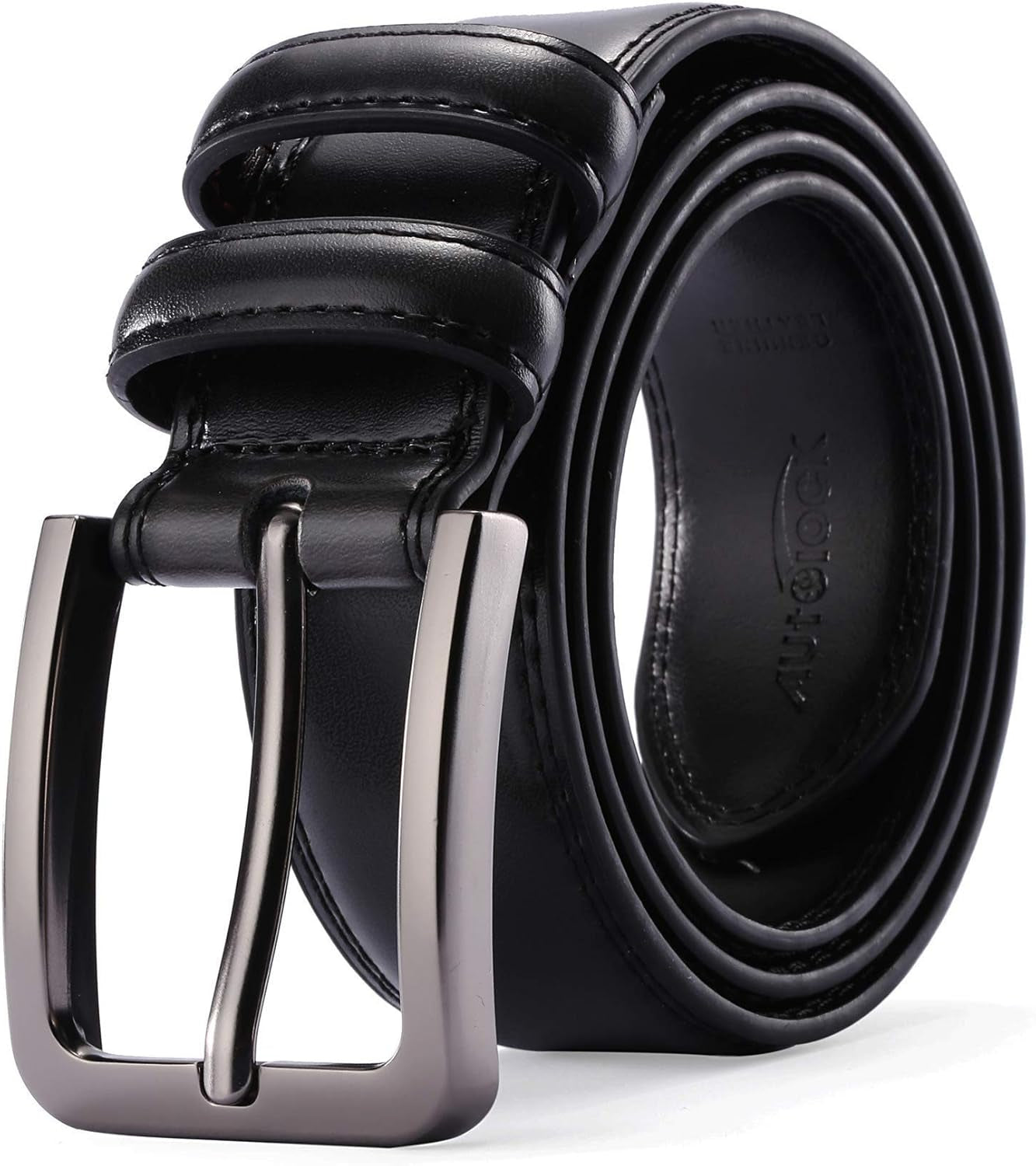 Mens Belt Genuine Leather Dress Belt - Classic Casual Belt for Men in Gift Box