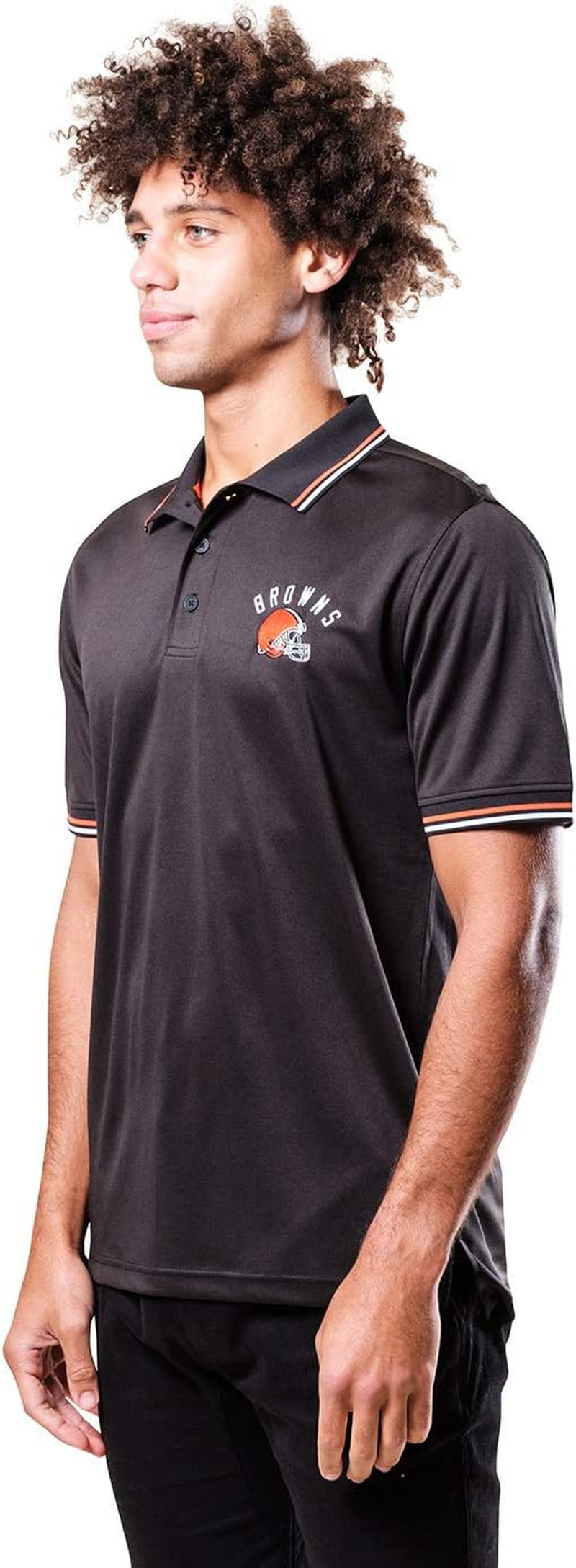 NFL Mens Super Soft Quick Dry Jersey Polo Shirt