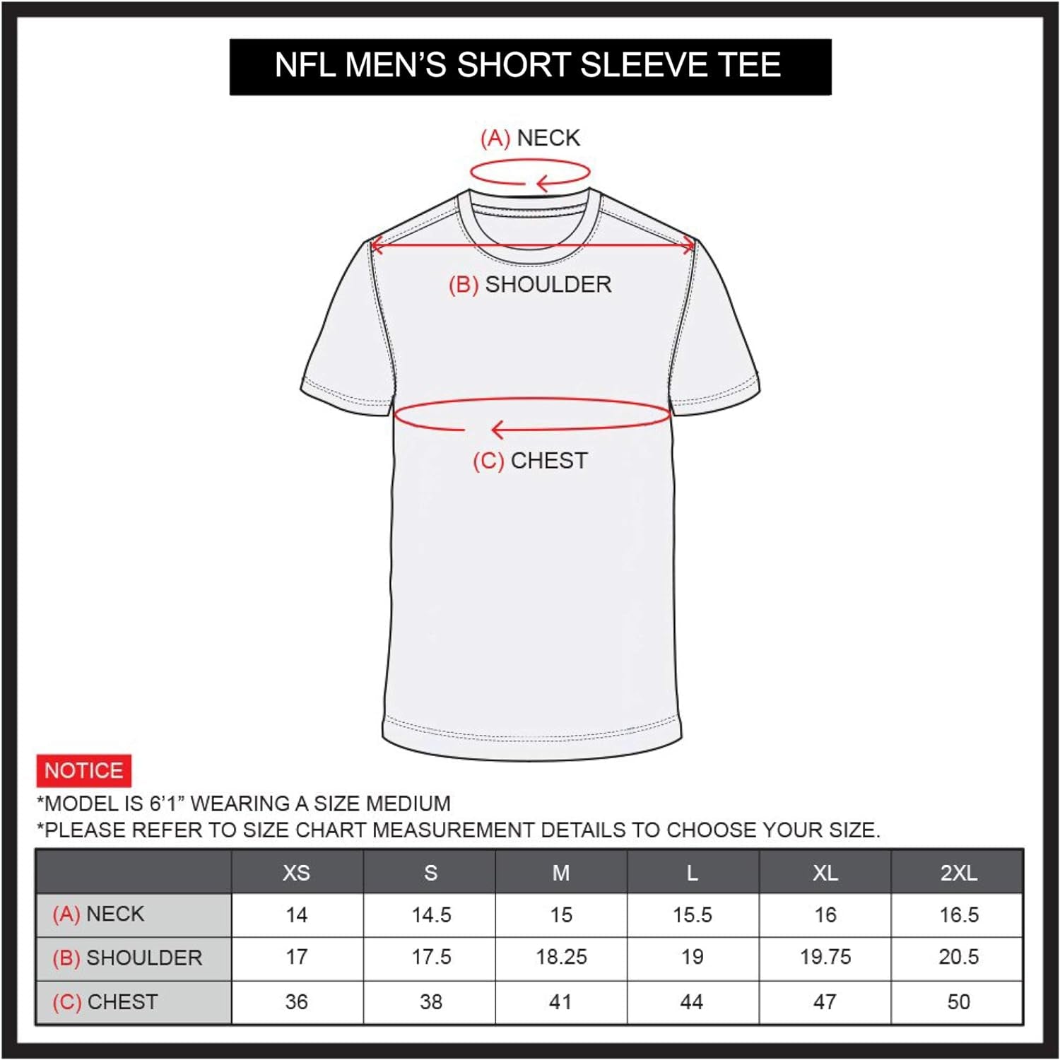 NFL Mens Short Sleeve Raglan T-Shirt