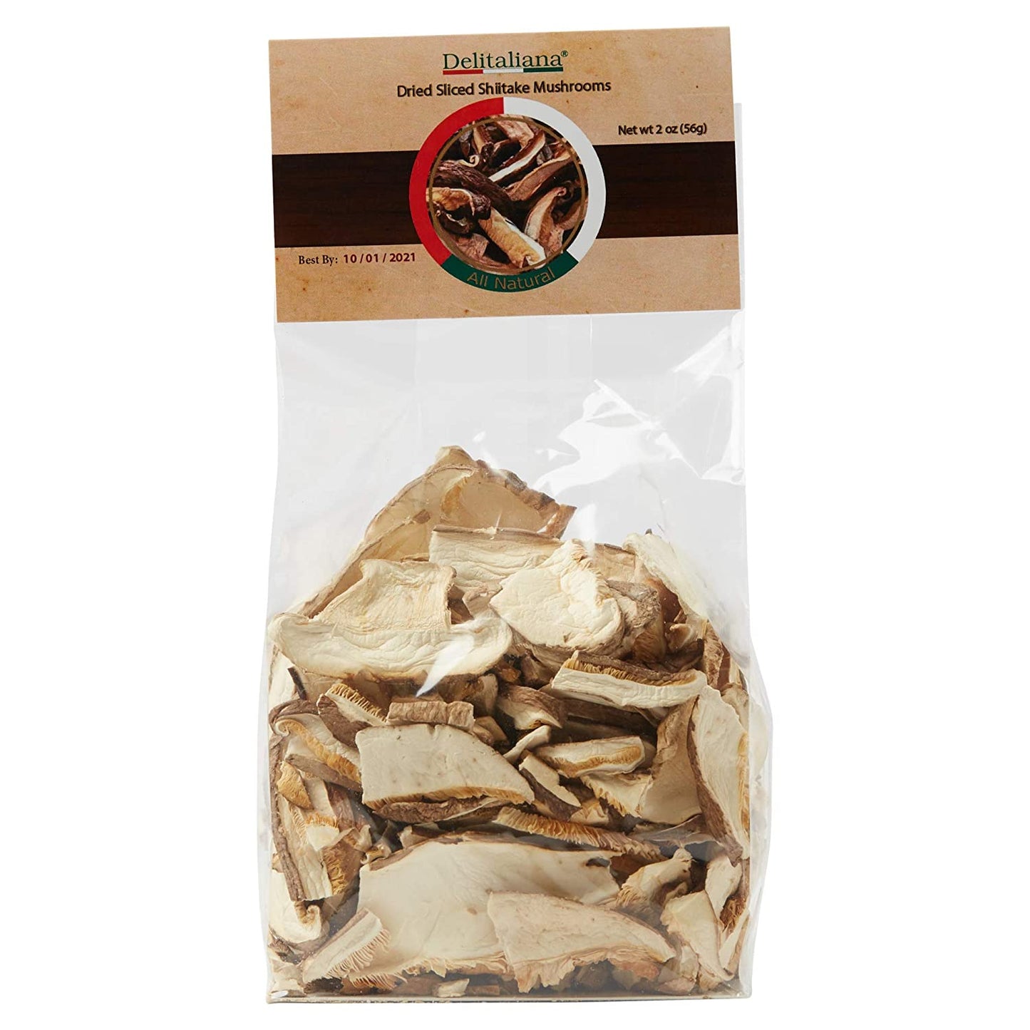 Dried Sliced Shiitake Mushrooms 2 Ounce