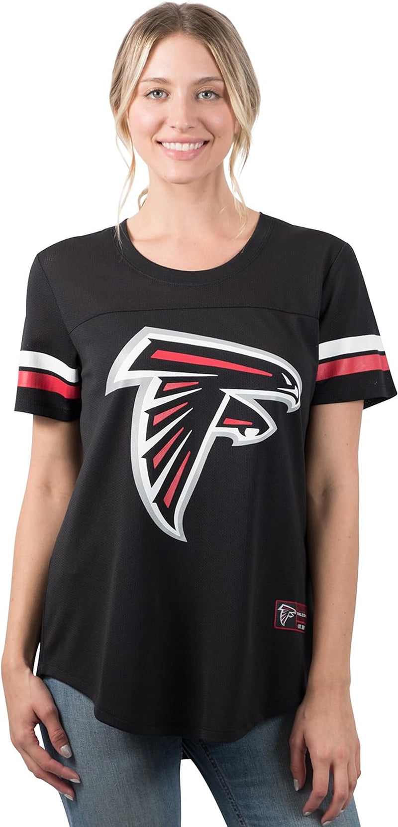 NFL Women'S Soft Mesh Varsity Stripe T-Shirt