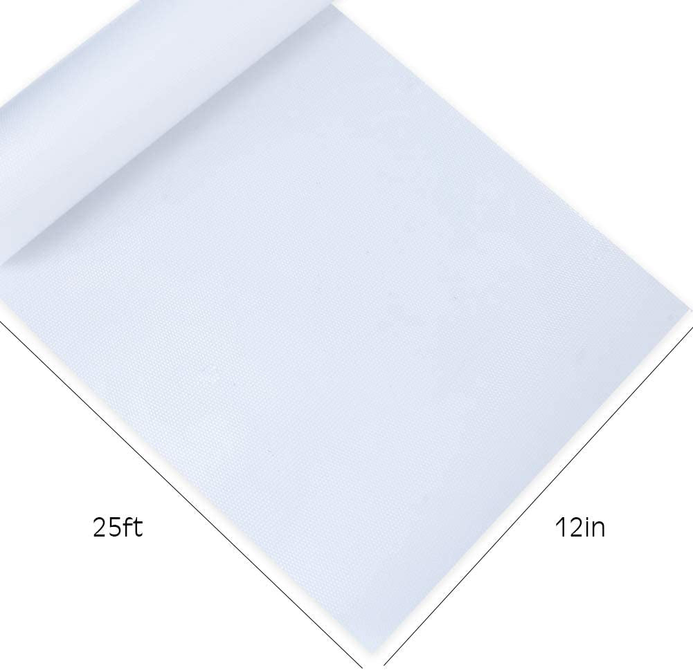 Disposable Plastic Cutting Board Large Cutting Mats for Kitchen, Outdoor Camping, BBQ, Rv,Traveling,Totally Food Safety with Easy Cut Slider Included,12In X 25Ft Clear