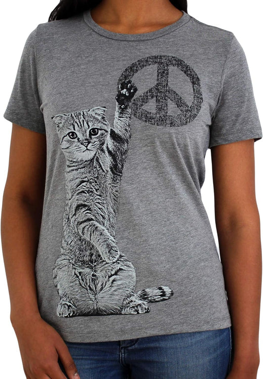 Women Tshirts for Cat Dog Mom - Soft Comfy Casual Shirt for Pet Lovers