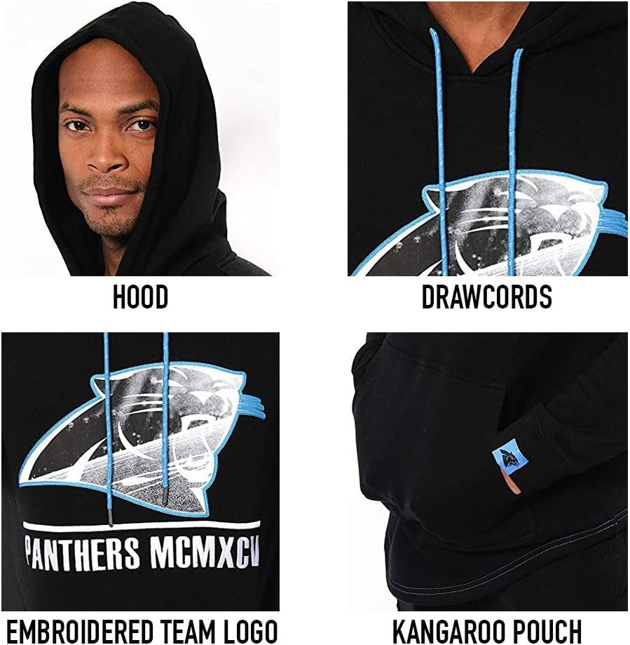 Men'S NFL Soft Fleece Embroidered Hoodie Sweatshirt