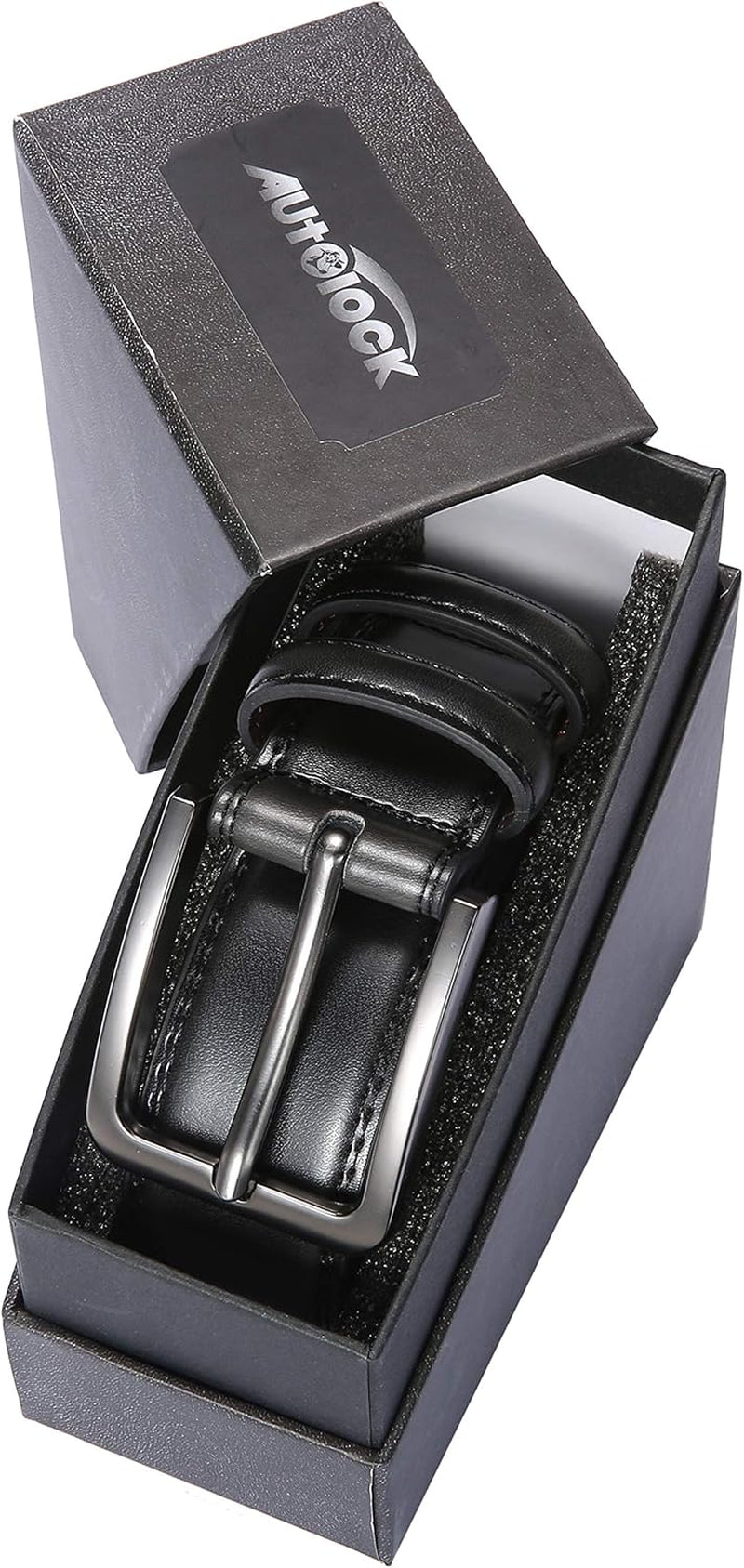 Mens Belt Genuine Leather Dress Belt - Classic Casual Belt for Men in Gift Box