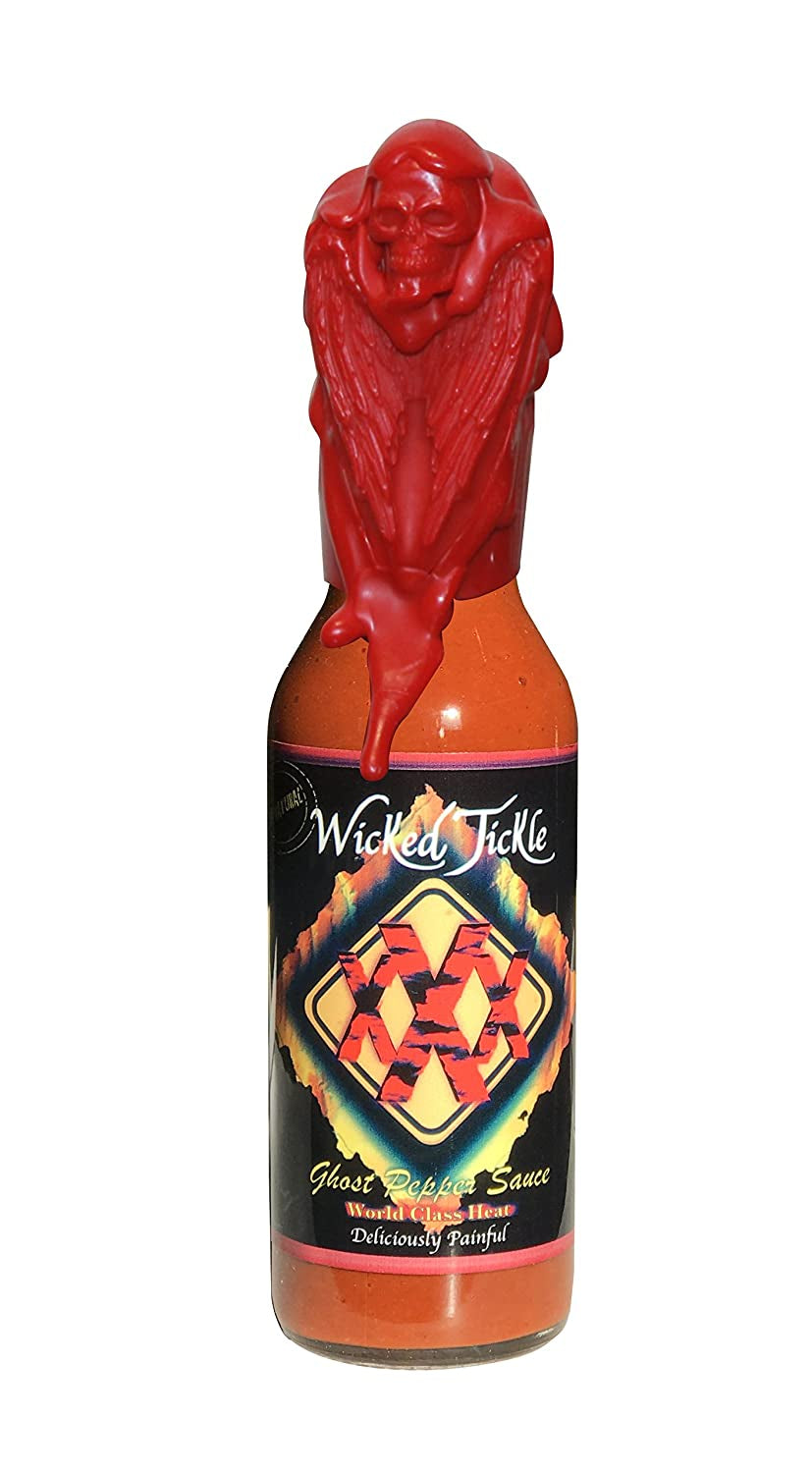 Hot Sauce Gift Set Ghost Pepper Sauce Scorpion Wax Sealed Hottest Collection