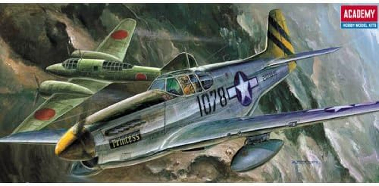 Academy the Fighter of World War II P-51C Model Kit, Gray